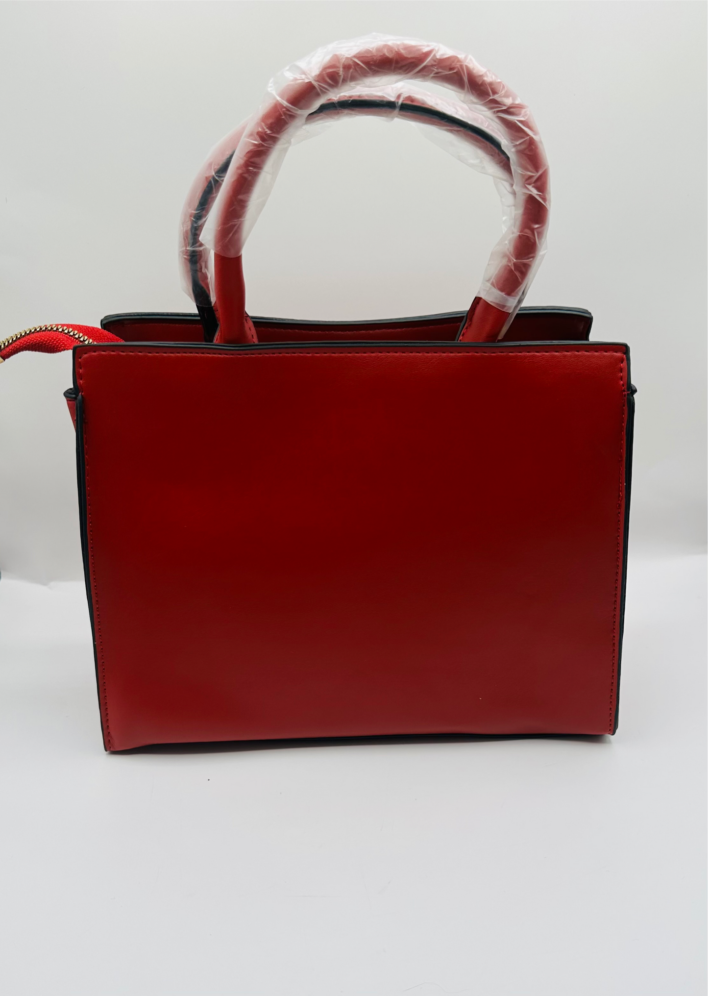 Melanie embroider leather handbag