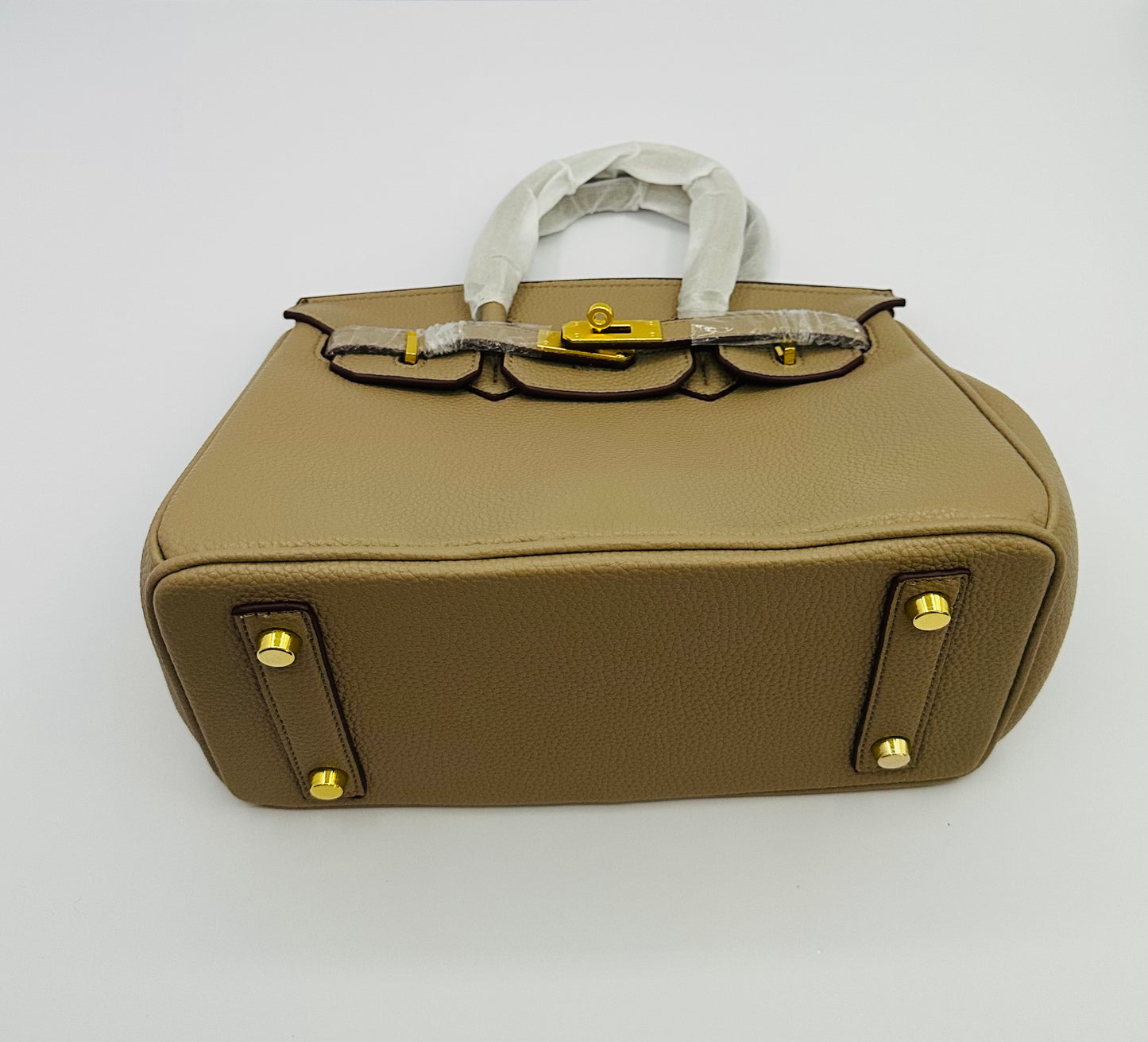 Deluxe Full Grain Cowhide 9.5in Dupe shoulder handbag