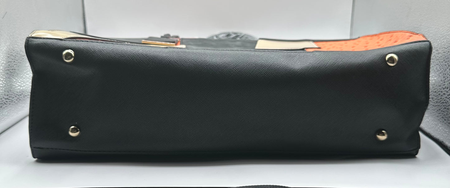 Sally Young laptop leather handbag
