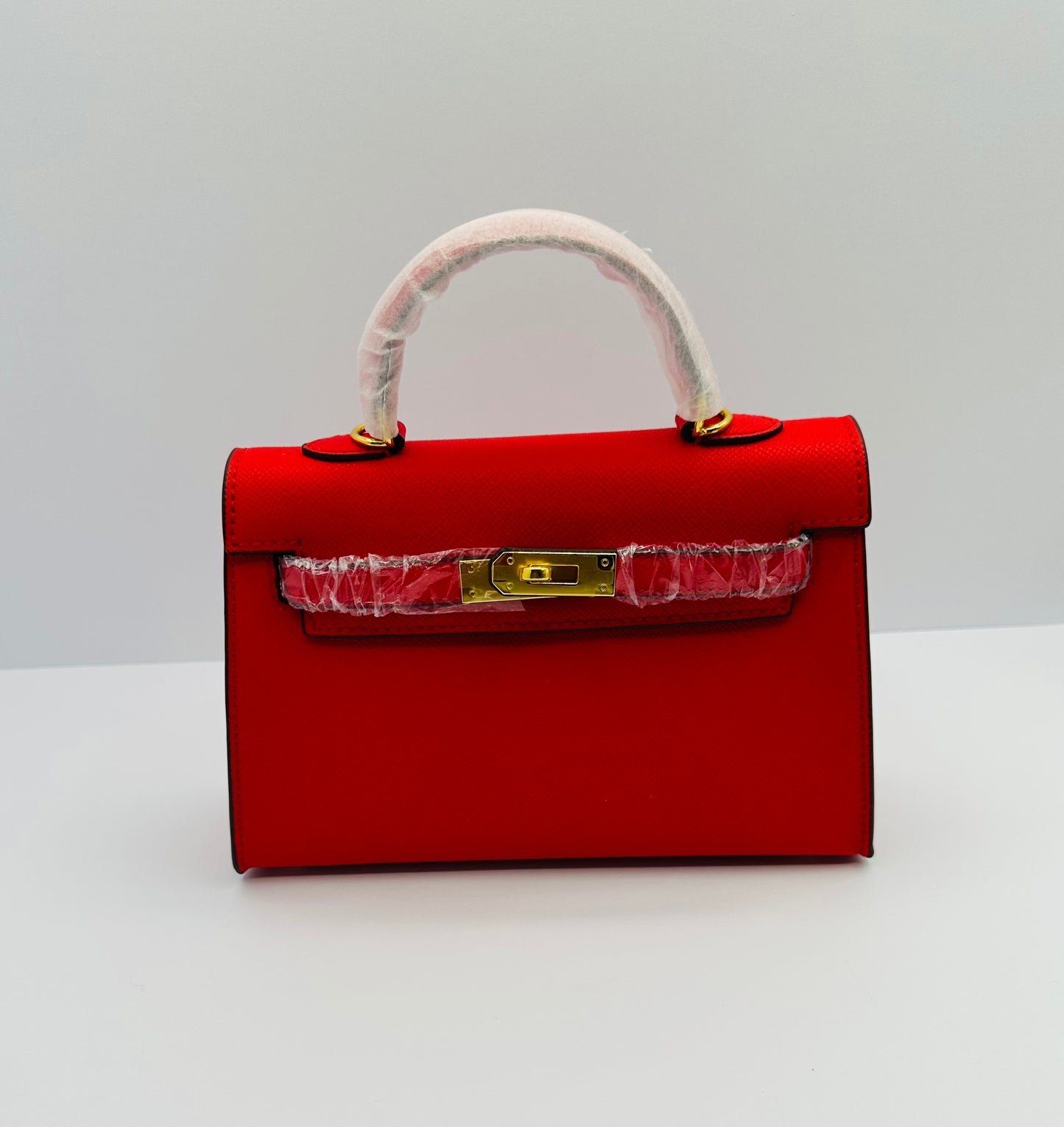 Deluxe Mini 8.5in Luxury Inspired Cross Body Leather handbag