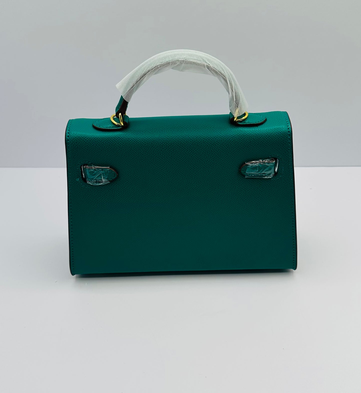 Deluxe Mini 8.5in Luxury Inspired Cross Body Leather handbag