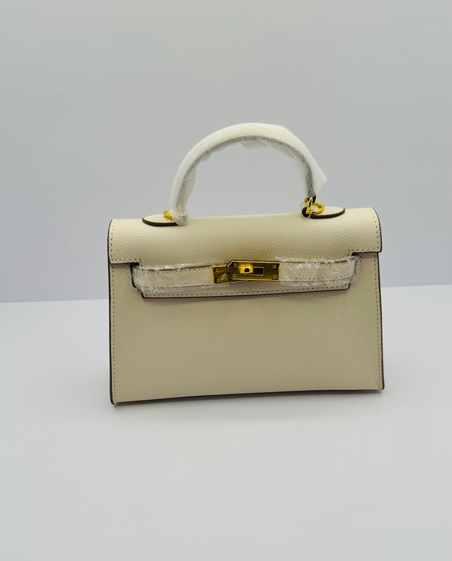 Deluxe Mini 8.5in Luxury Inspired Cross Body Leather handbag