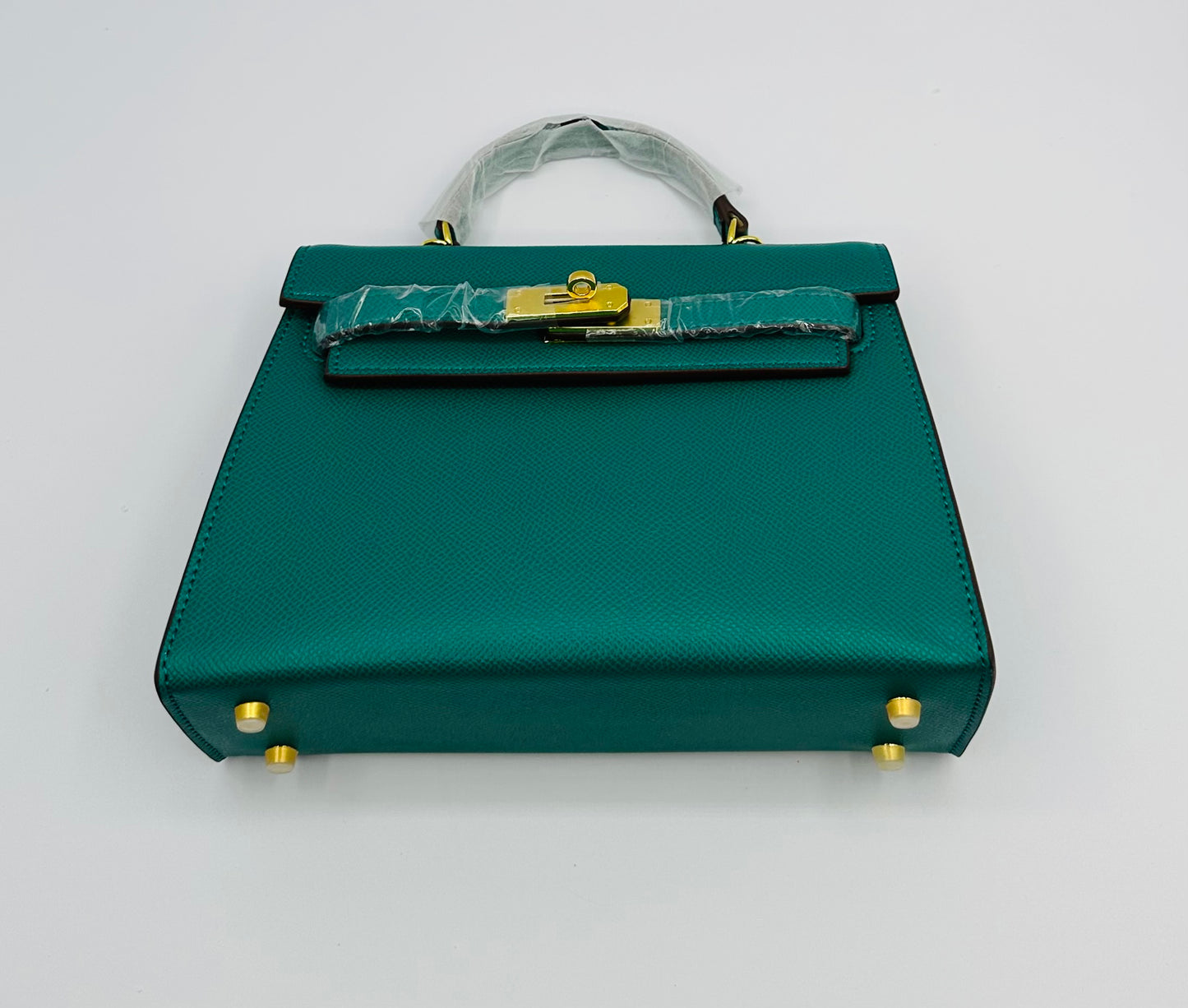 Deluxe Mini 8.5in Luxury Inspired Cross Body Leather handbag