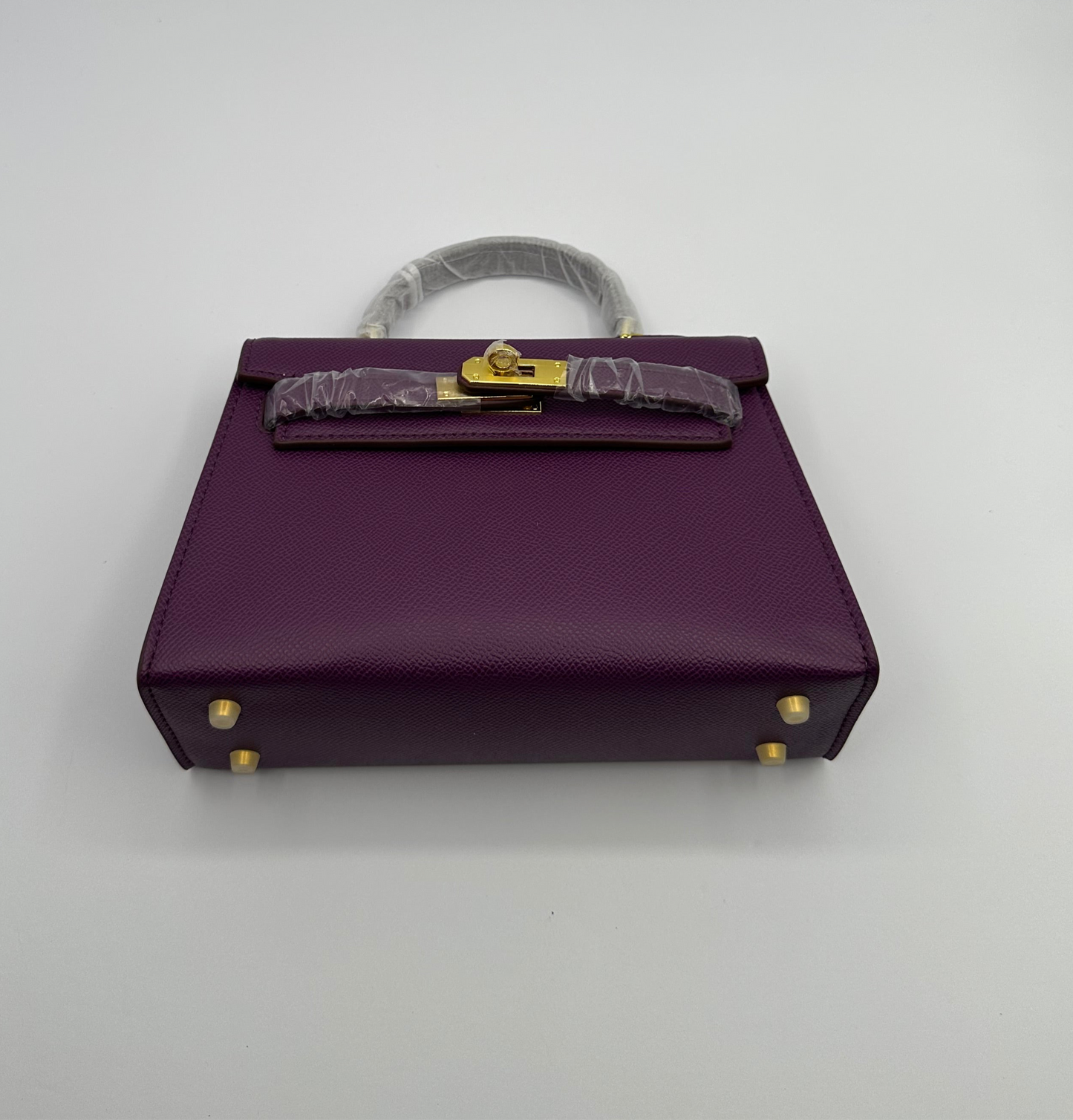 Deluxe Mini 8.5in Luxury Inspired Cross Body Leather handbag