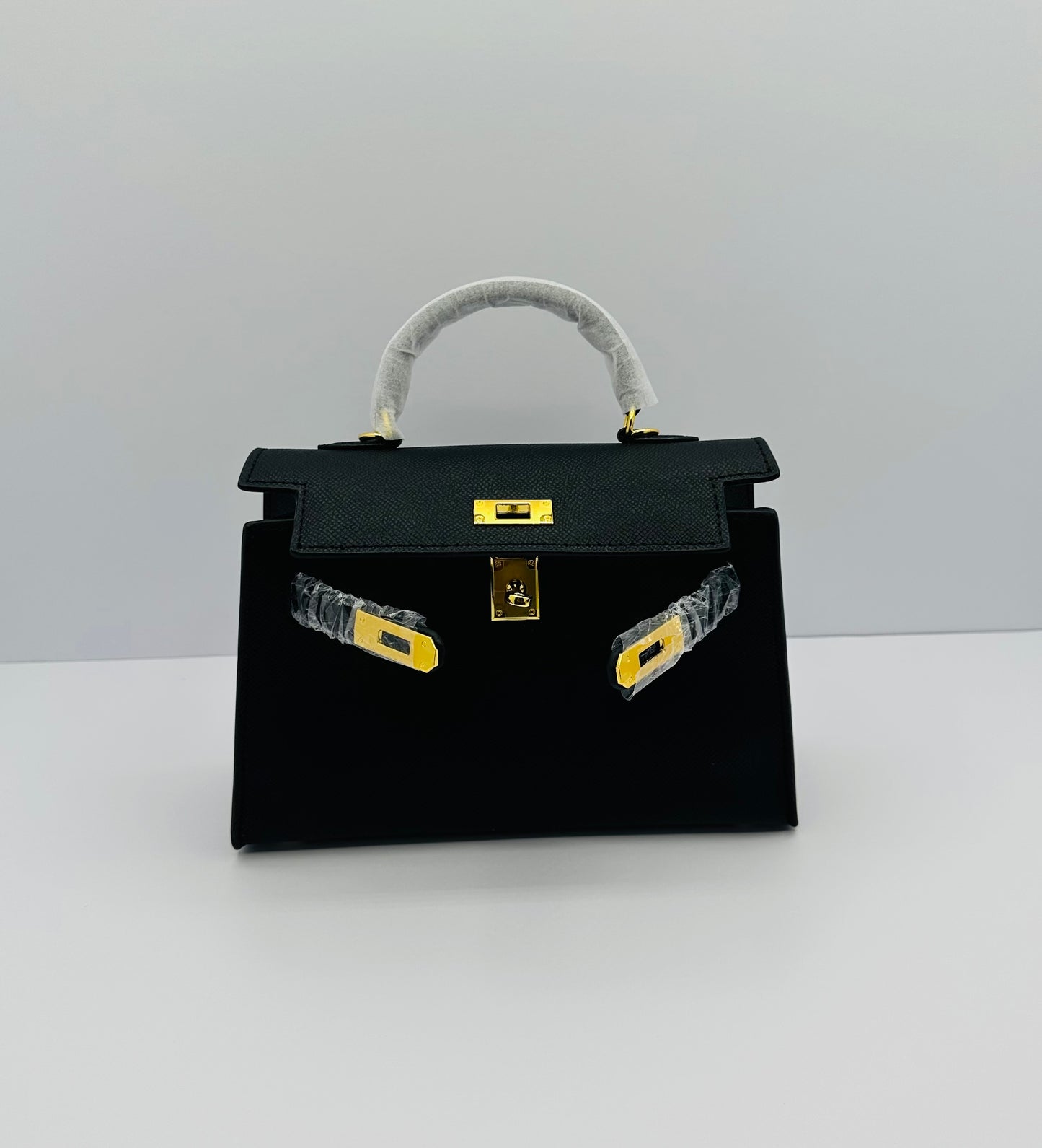 Deluxe Mini 8.5in Luxury Inspired Cross Body Leather handbag