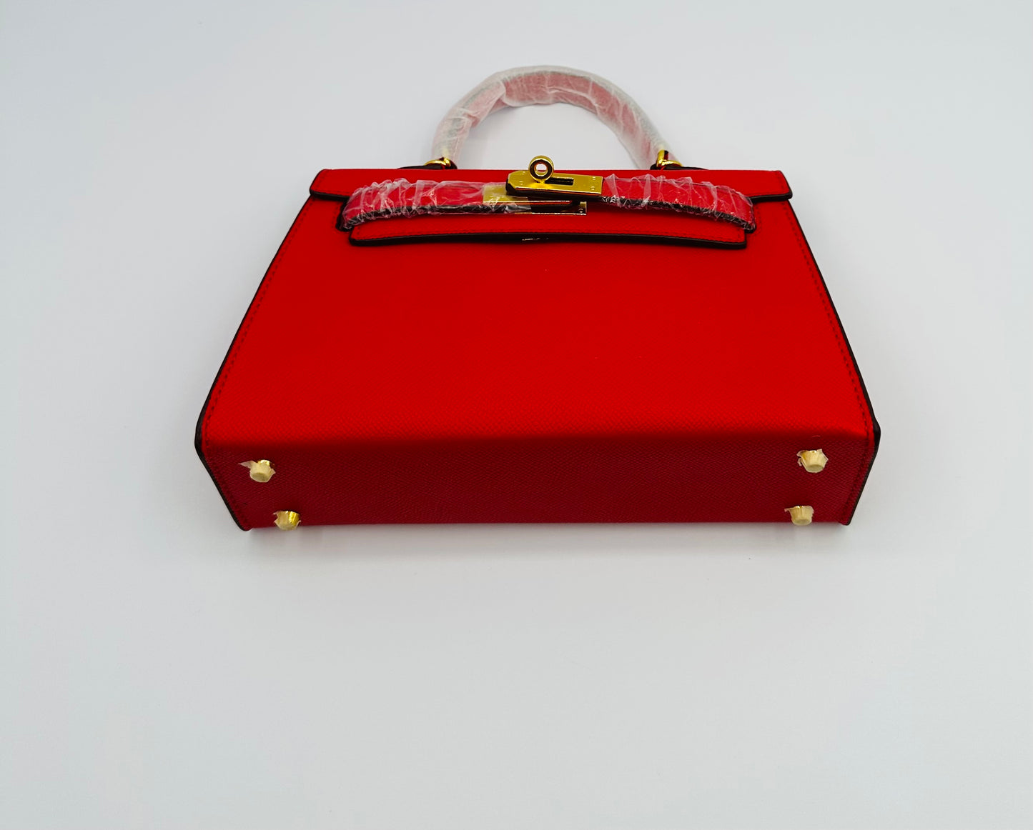Deluxe Mini 8.5in Luxury Inspired Cross Body Leather handbag