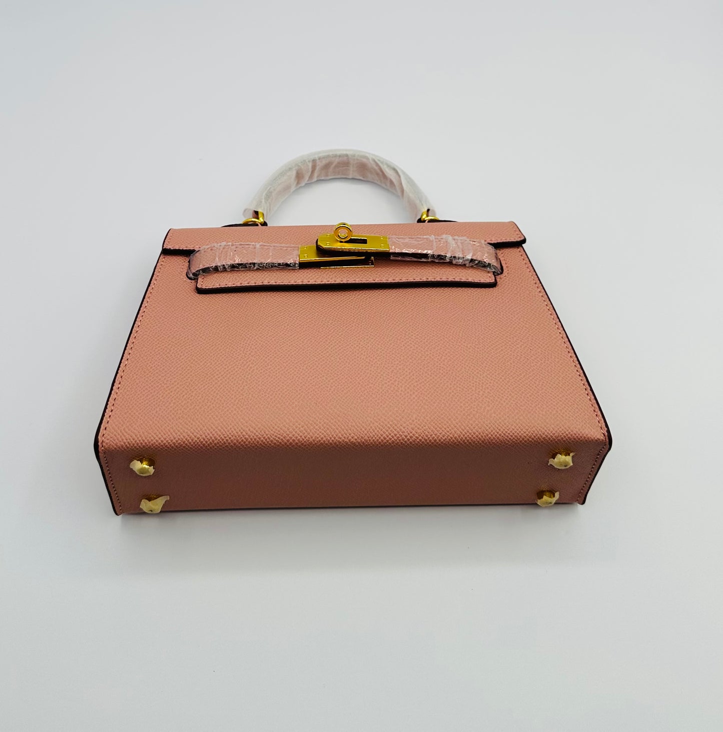 Deluxe Mini 8.5in Luxury Inspired Cross Body Leather handbag