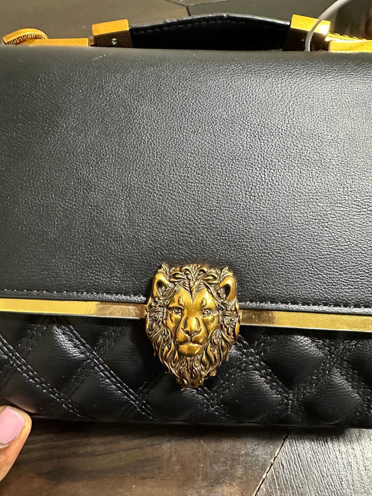 Vintage Luxury inspired leather handbag