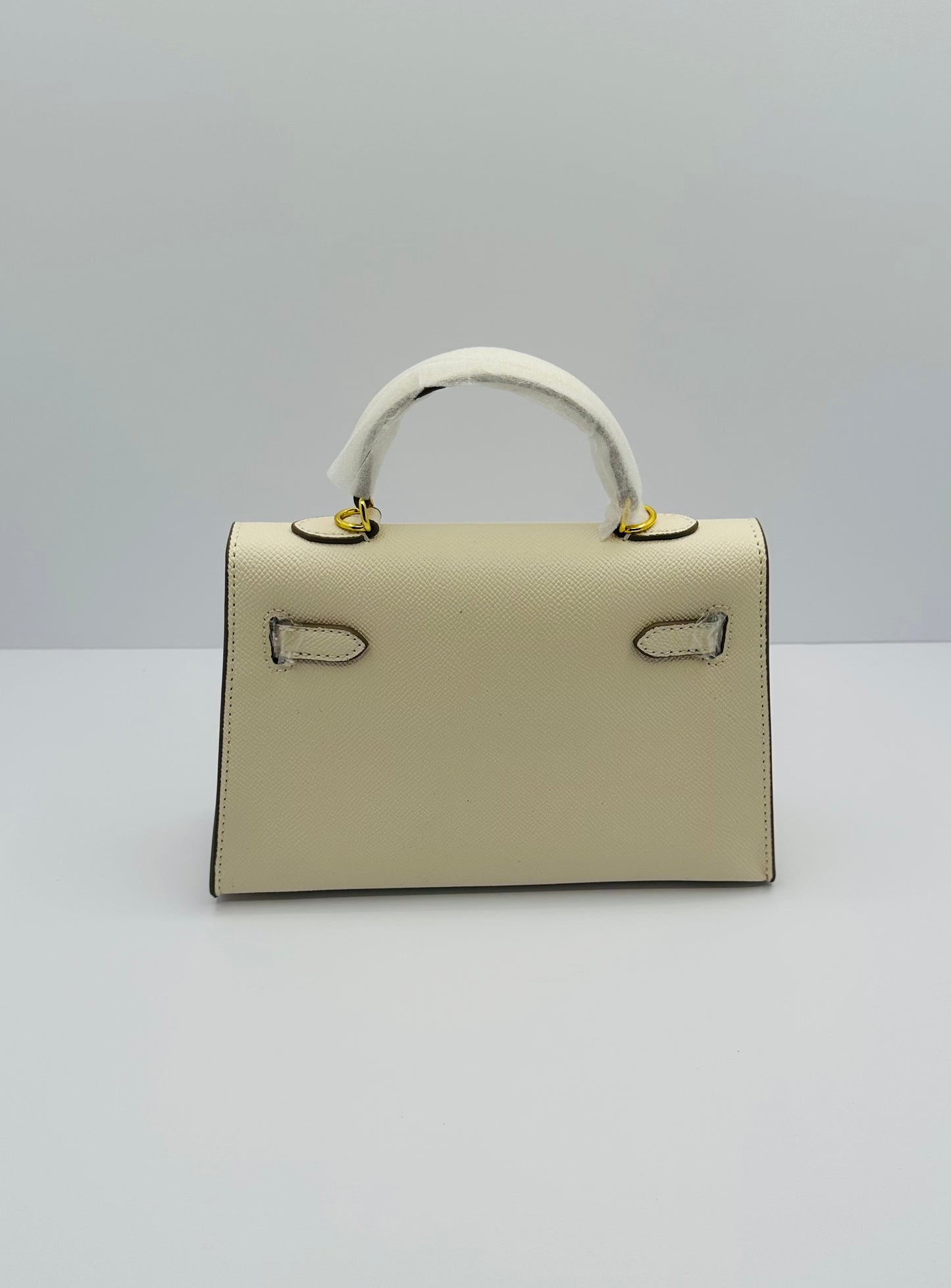 Deluxe Mini 8.5in Luxury Inspired Cross Body Leather handbag