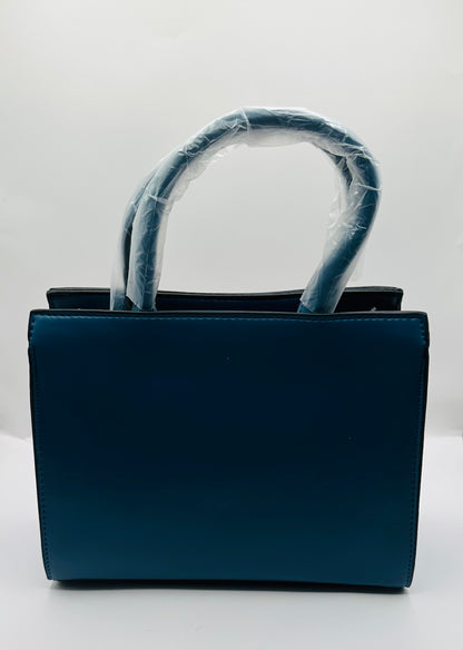 Melanie embroider leather handbag