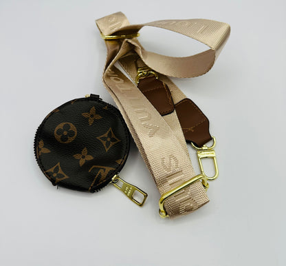 Luxury inspired On-The-Go Tote with Charm handbag