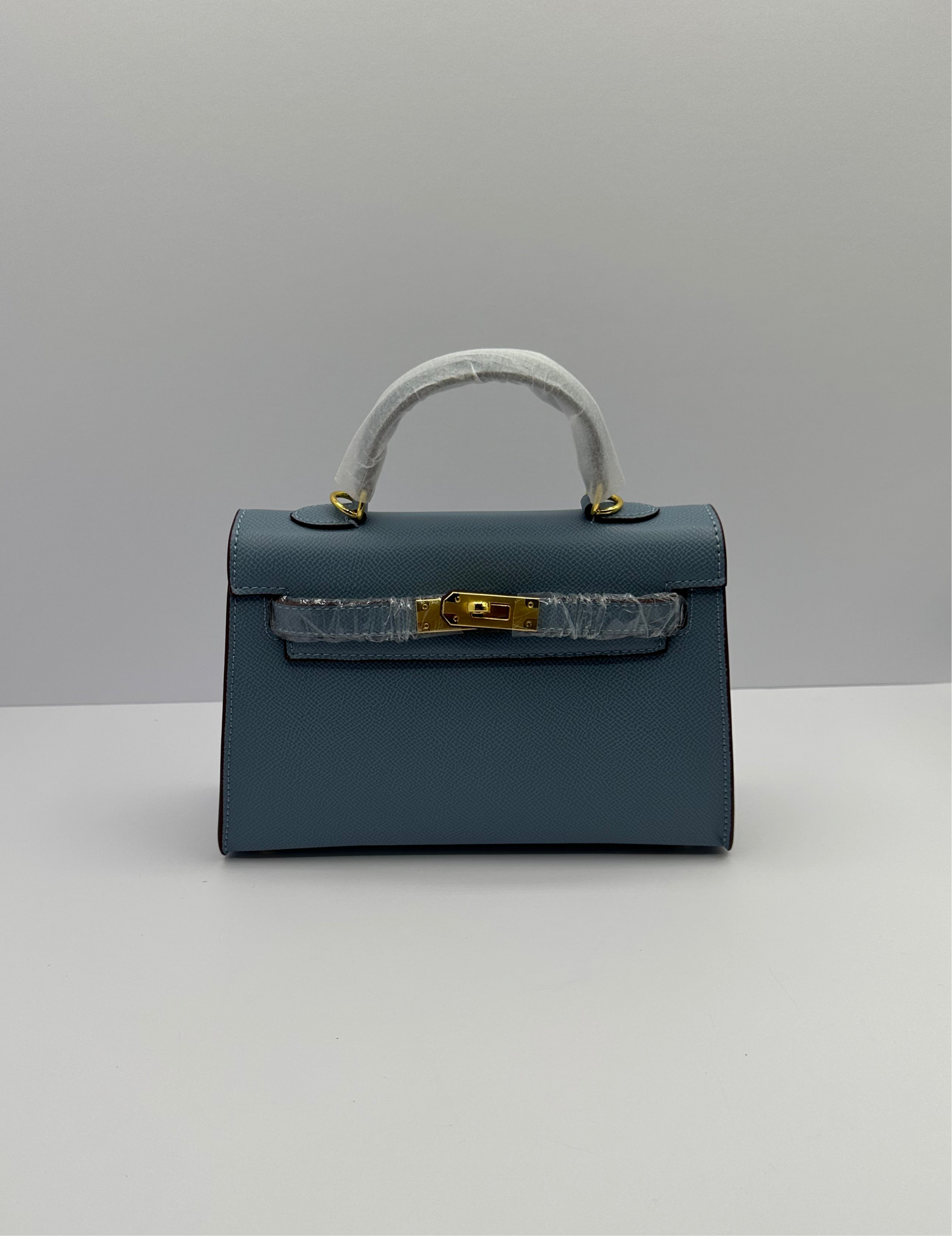 Deluxe Mini 8.5in Luxury Inspired Cross Body Leather handbag