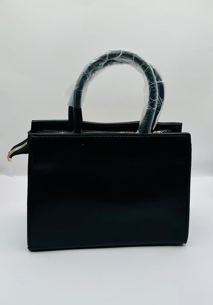 Melanie embroider leather handbag